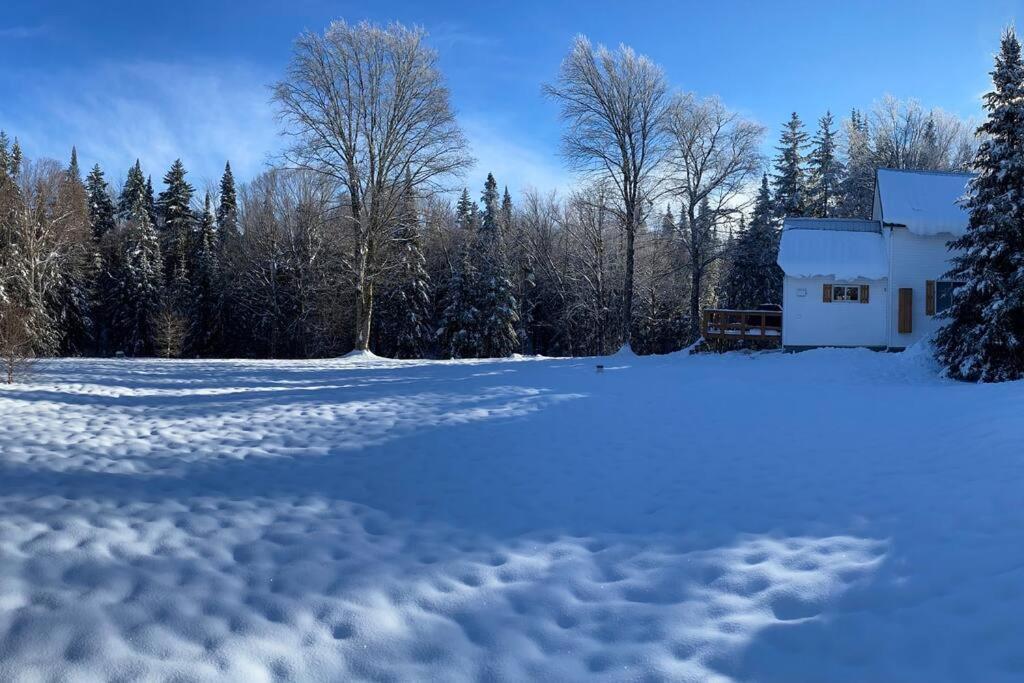 Notre-Dame-Des-Bois Le Jazz- Chalet Rustique/Chic Avec Spa מראה חיצוני תמונה